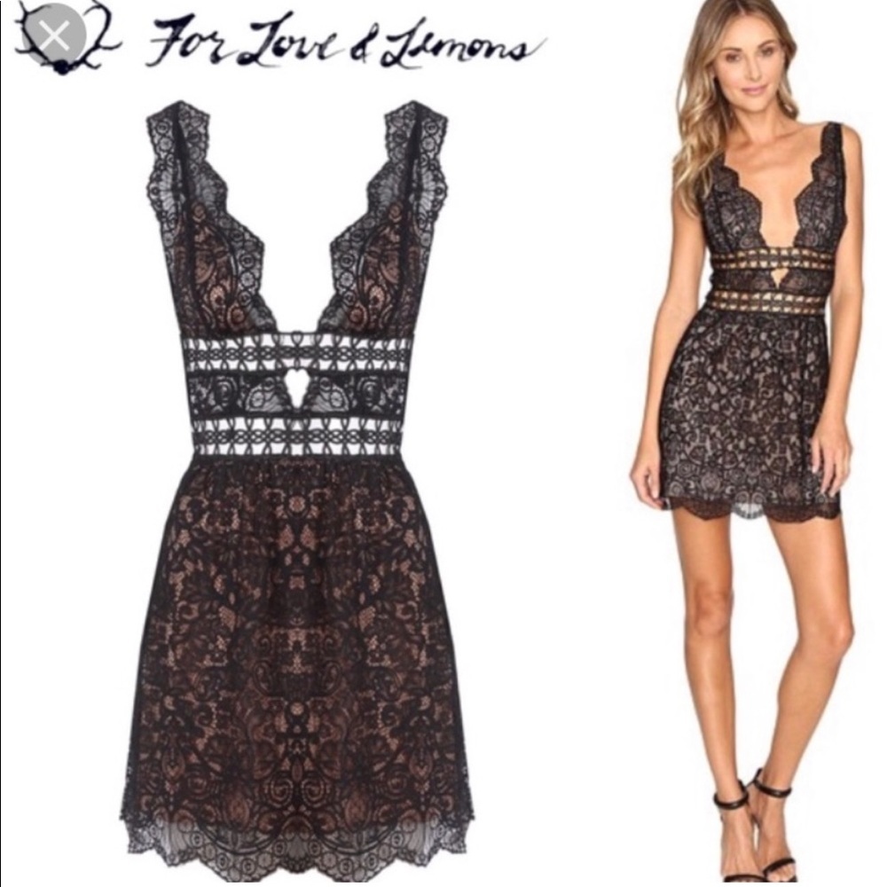 For Love and Lemons lace dress